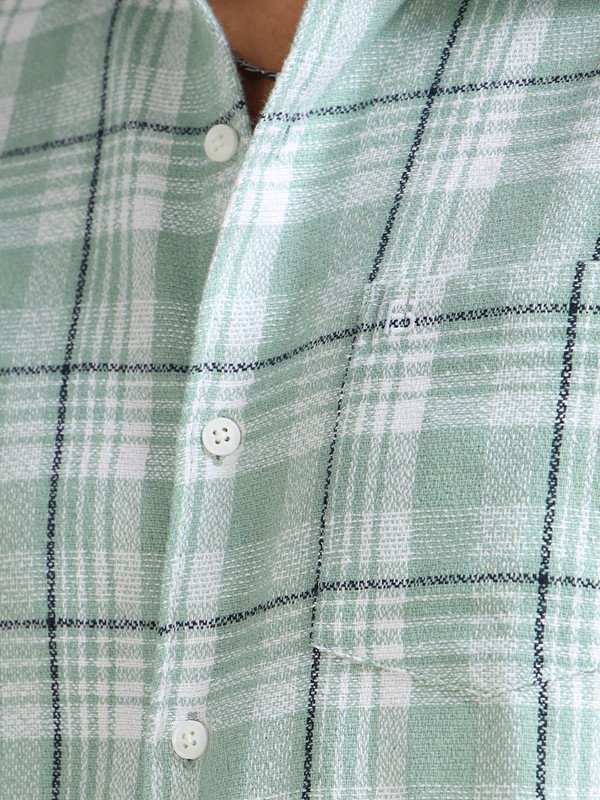 Men’s Plaid Casual Shirt | Full Sleeve | Button-Down | Regular Fit | Smart Casual Wear for Top Wear online India