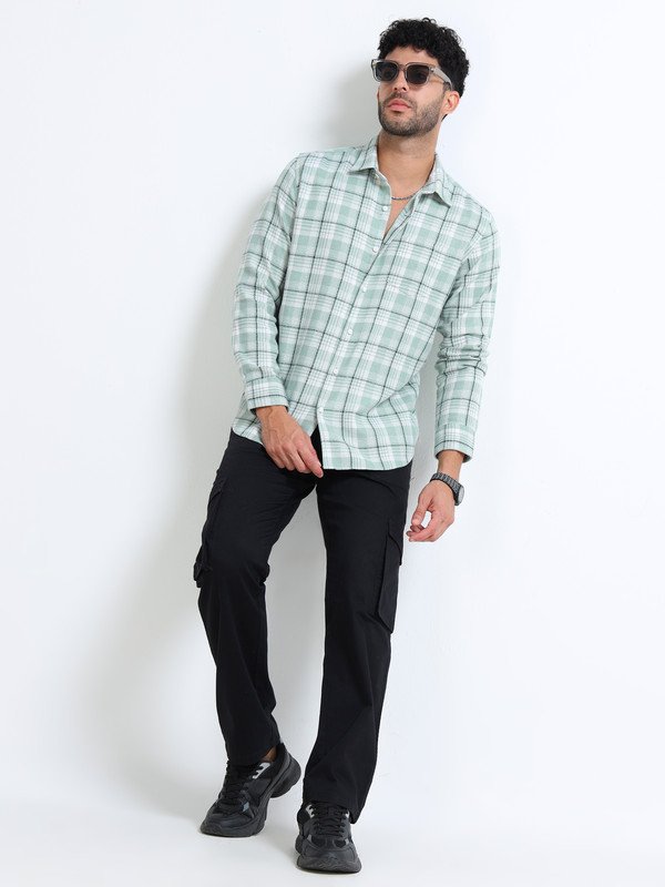 Men’s Plaid Casual Shirt | Full Sleeve | Button-Down | Regular Fit | Smart Casual Wear for Top Wear online India