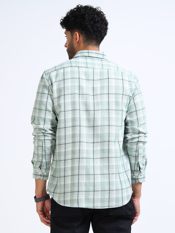 Men’s Plaid Casual Shirt | Full Sleeve | Button-Down | Regular Fit | Smart Casual Wear for Top Wear online India