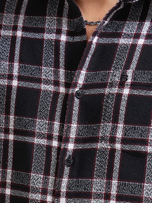 Men’s Plaid Casual Shirt | Full Sleeve | Button-Down | Regular Fit | Smart Casual Wear for Top Wear online India