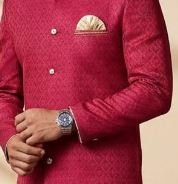 Indo-Western Sherwani in Pure Tussar Silk – Handcrafted Royal Wear for Ethnic Wear online India