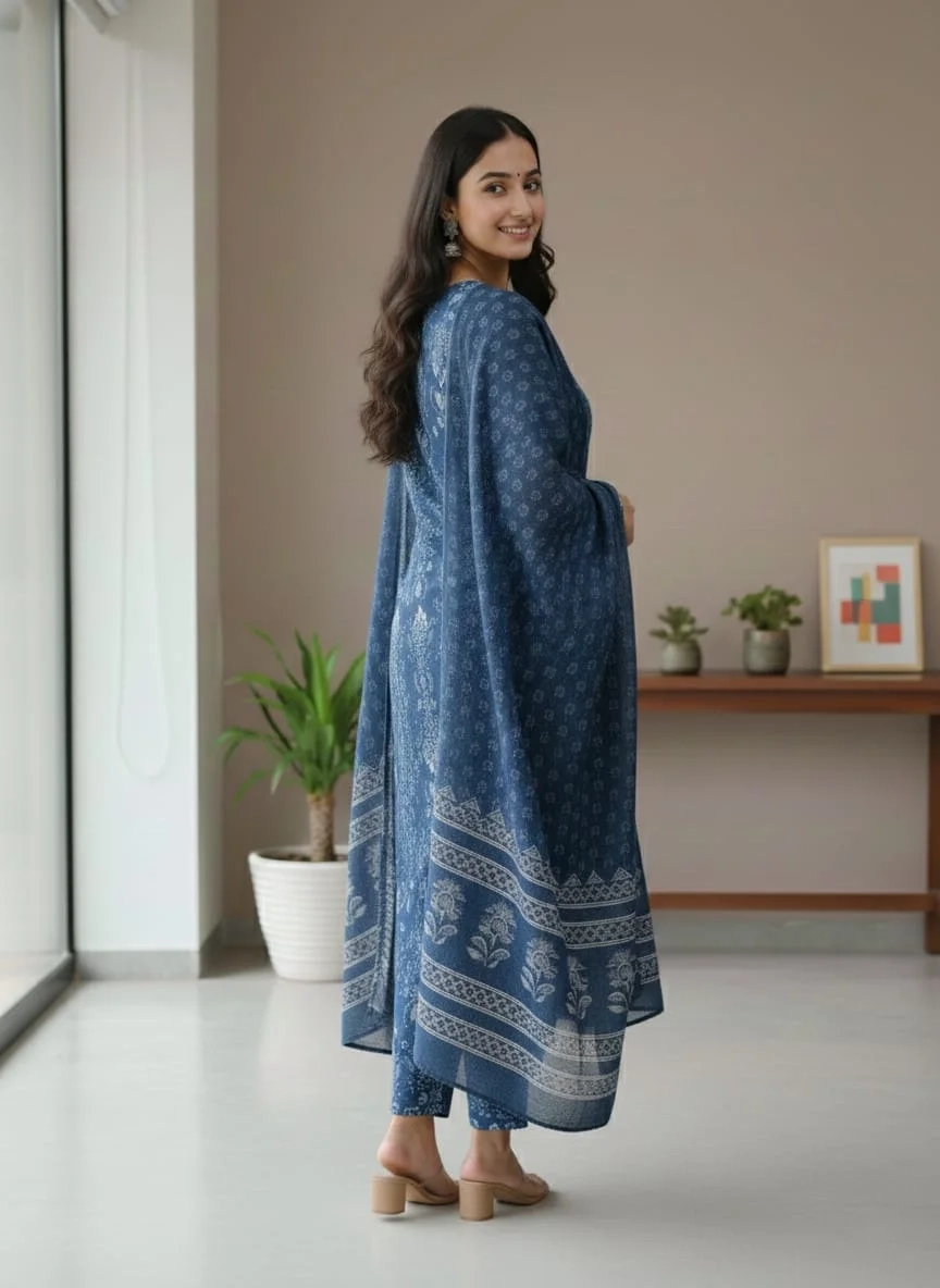 ASPA Women Kurta Pant Dupatta for Ethnic Wear online India