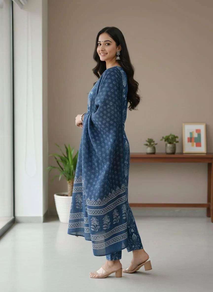 ASPA Women Kurta Pant Dupatta for Ethnic Wear online India