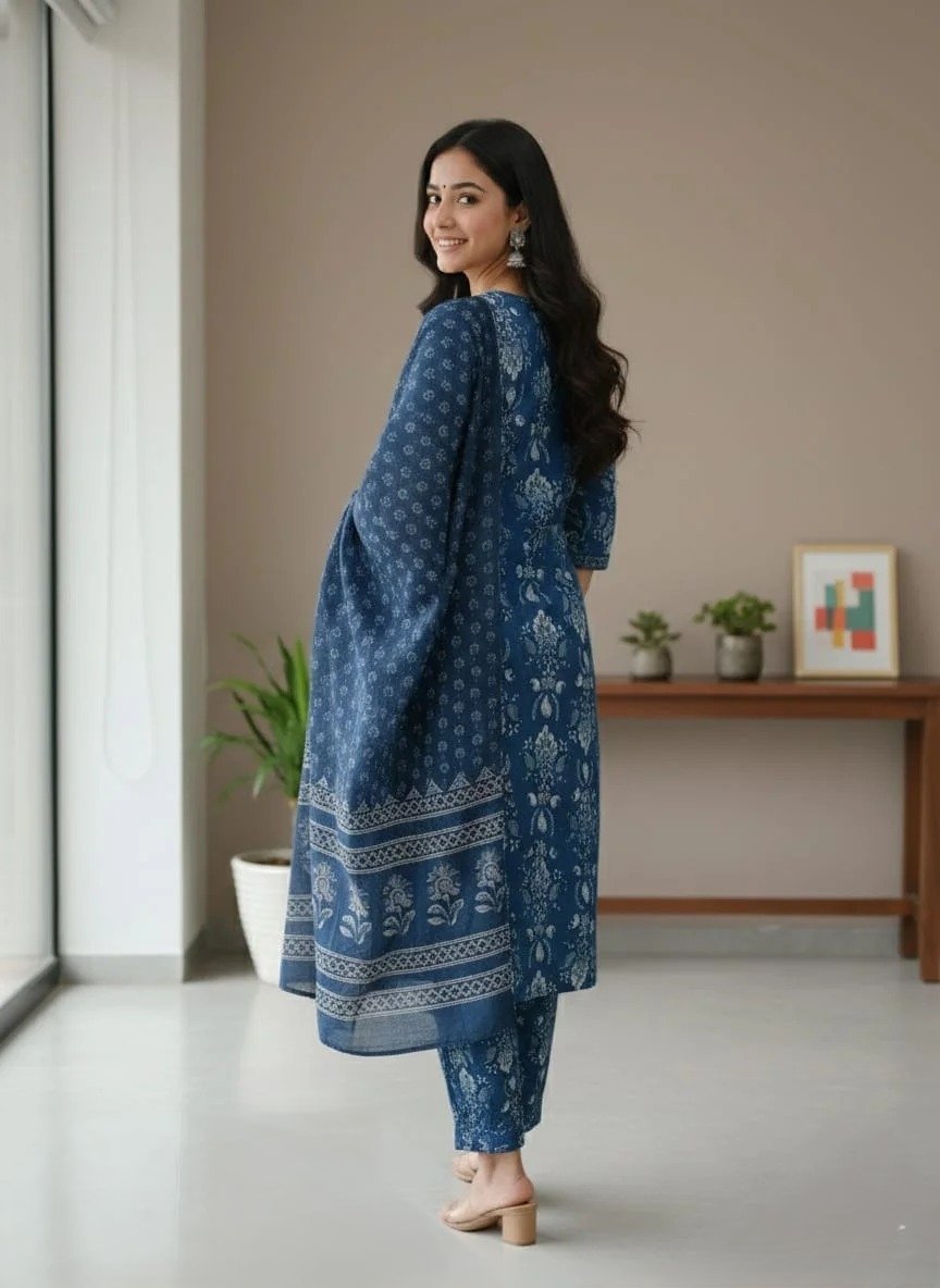 ASPA Women Kurta Pant Dupatta