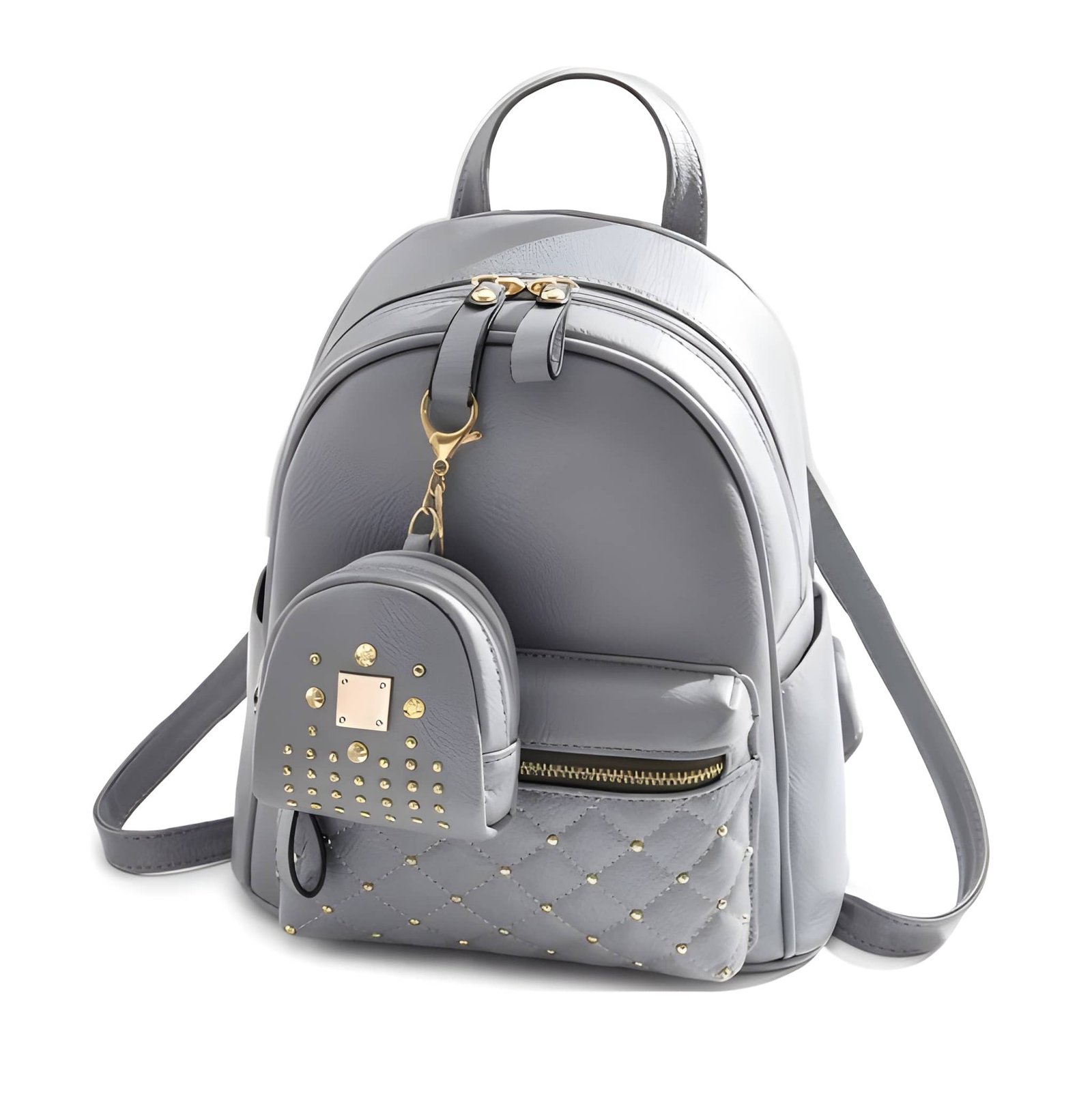 Women’s PU Leather Backpack | Stylish Lightweight College & School Bag with Front Pocket for Bags online India