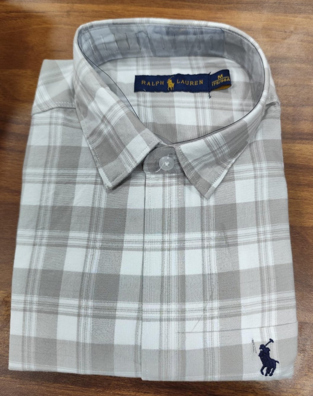 Men’s Slim Fit Light Grey Checked Shirt for Top Wear online India
