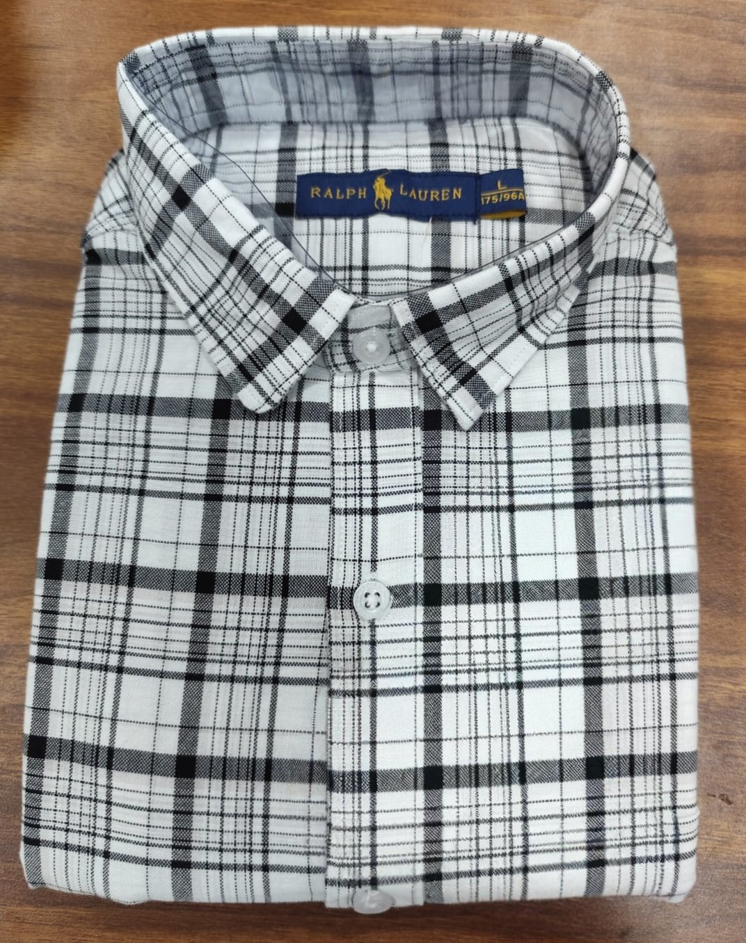 Men’s Slim Fit Black & White Checked Shirt for Top Wear online India