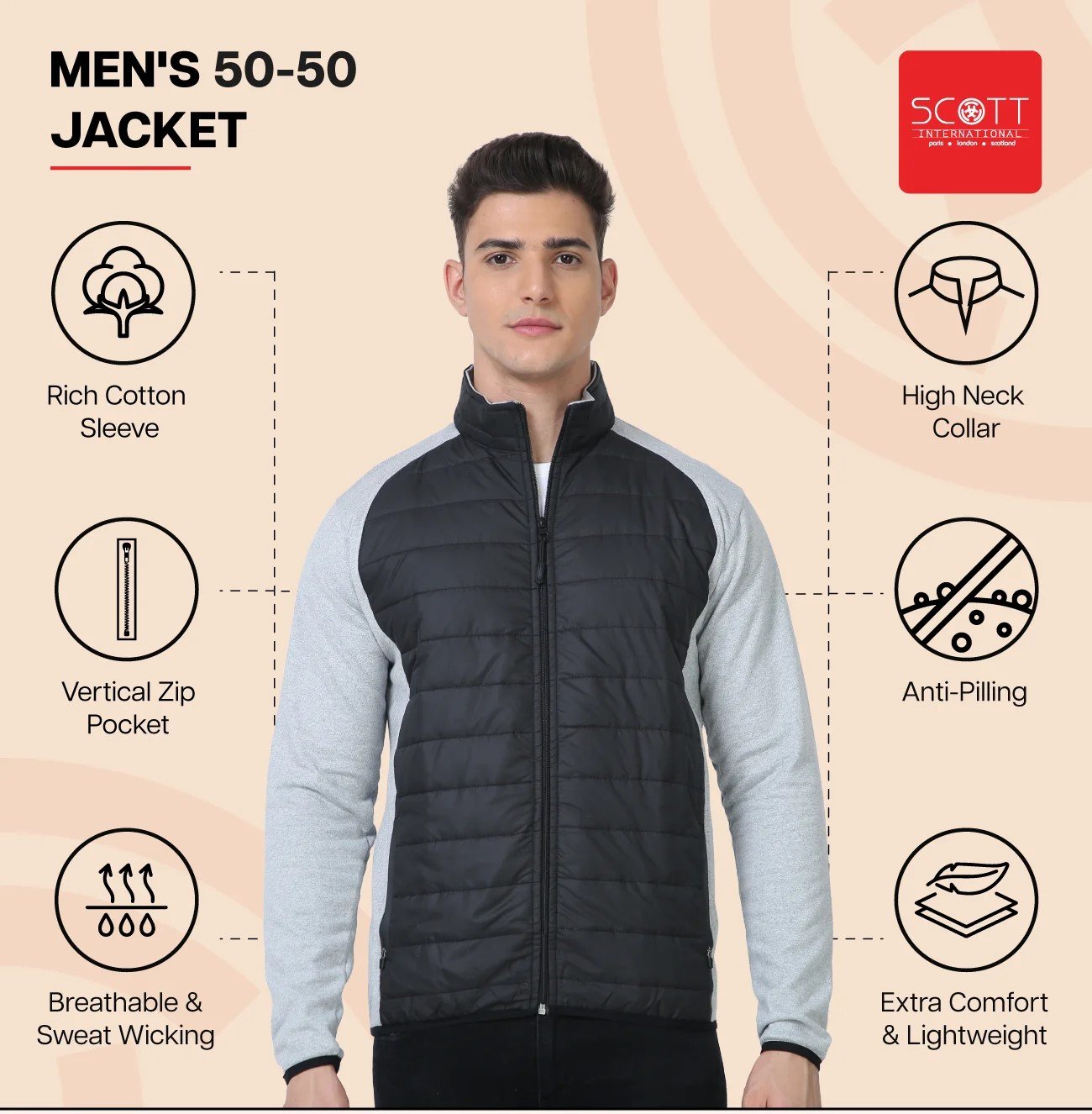 MEN’S 50-50 Stylish JACKET