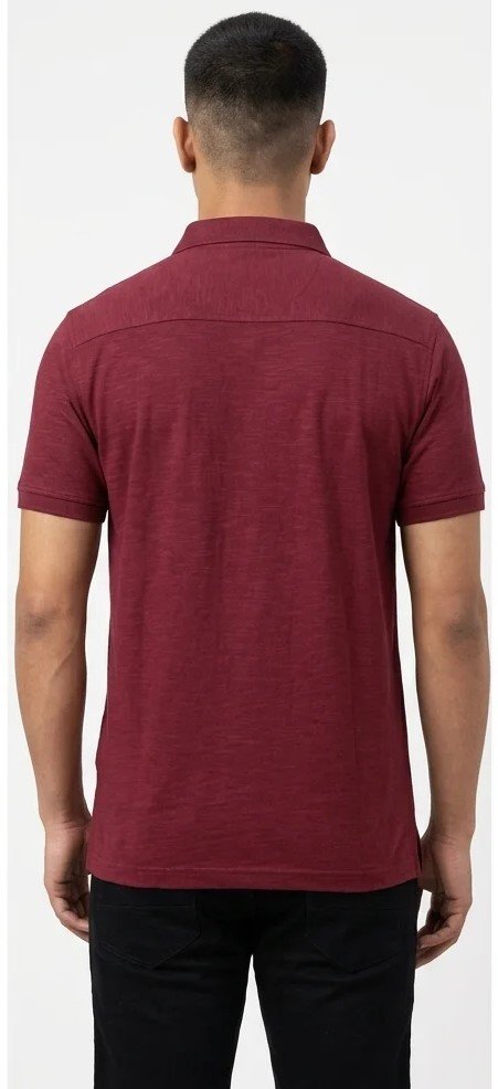 Mens Maroon Collar T-shirt for Top Wear online India