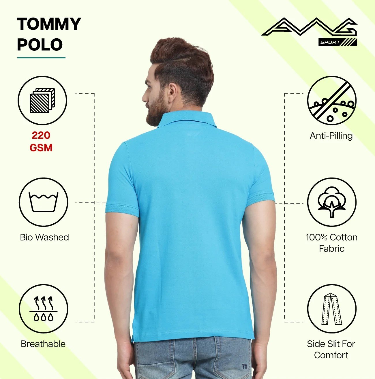 TOMMY Men's Polo T shirt for Top Wear online India