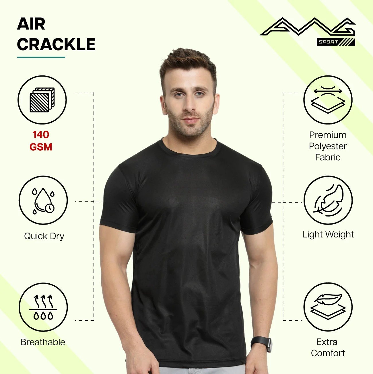 Men's AIR CRACKLE DRY FIT