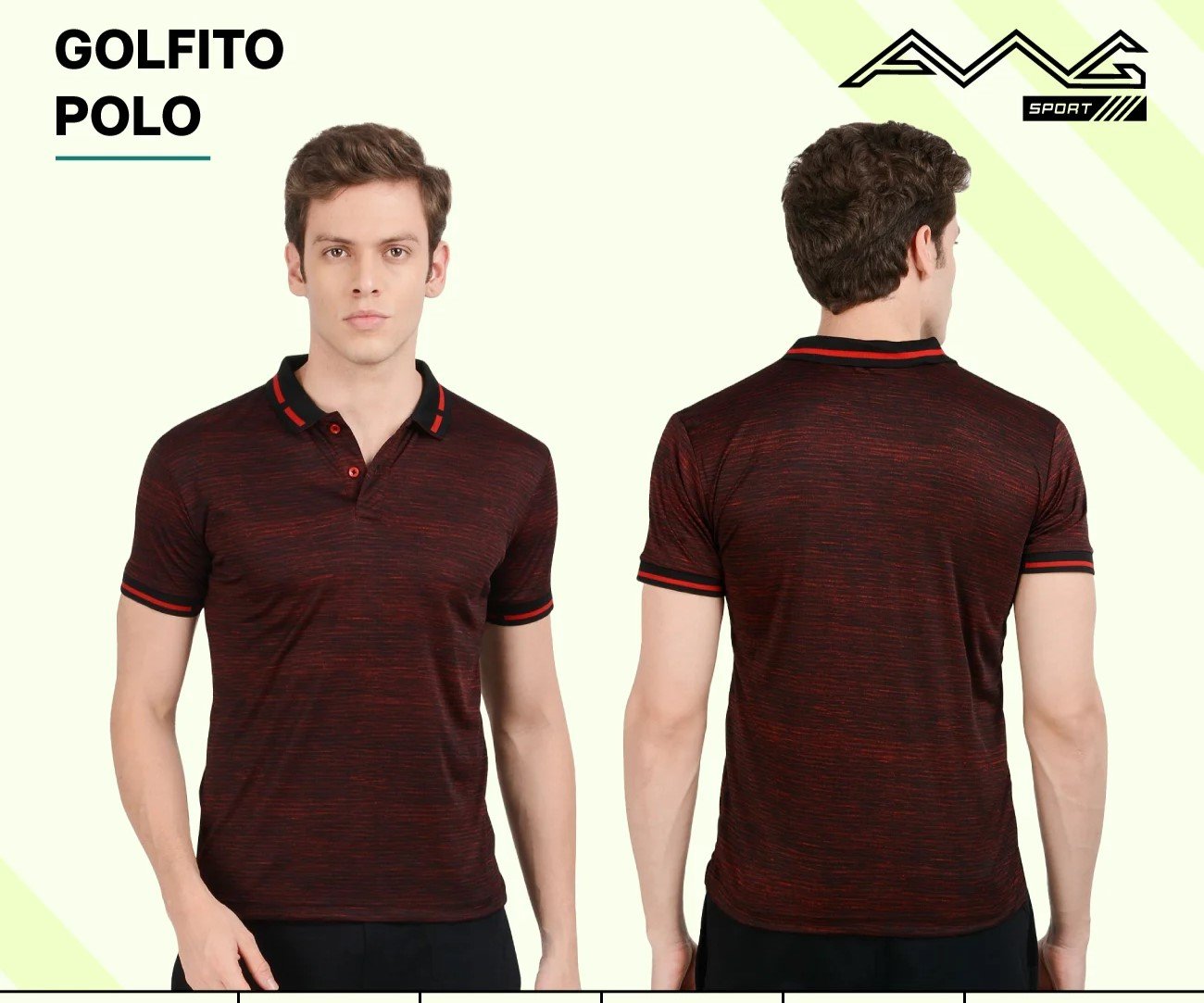 GOLFITO MAROON POLO DRY FIT T-SHIRT for Top Wear online India