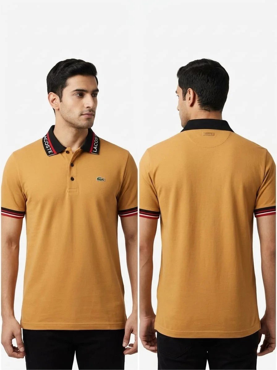 Men's Cotton lycra collar t-shirt for Top Wear online India