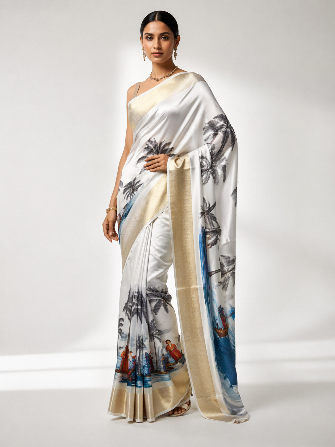 Soft Silk Occeanic Prints