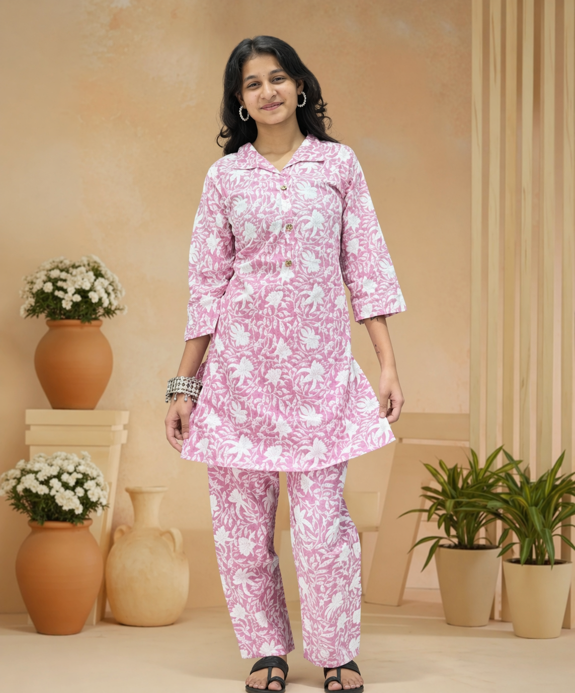 Printed Co ord Set for Women