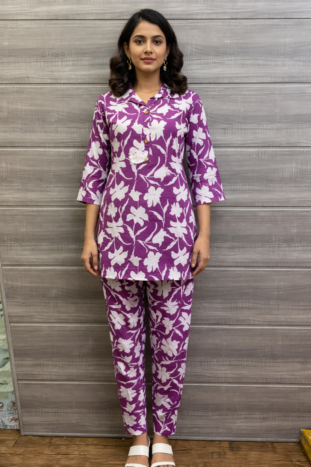 Printed Co ord Set for Women for Lingerie & Sleepwear online India