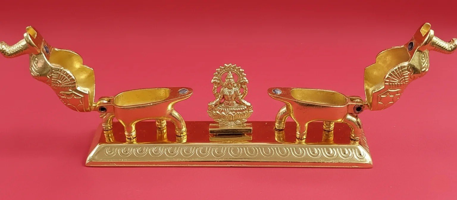 Pooja article Gajalakshmi Kumkum Box for Spiritual & Festival Gifts online India