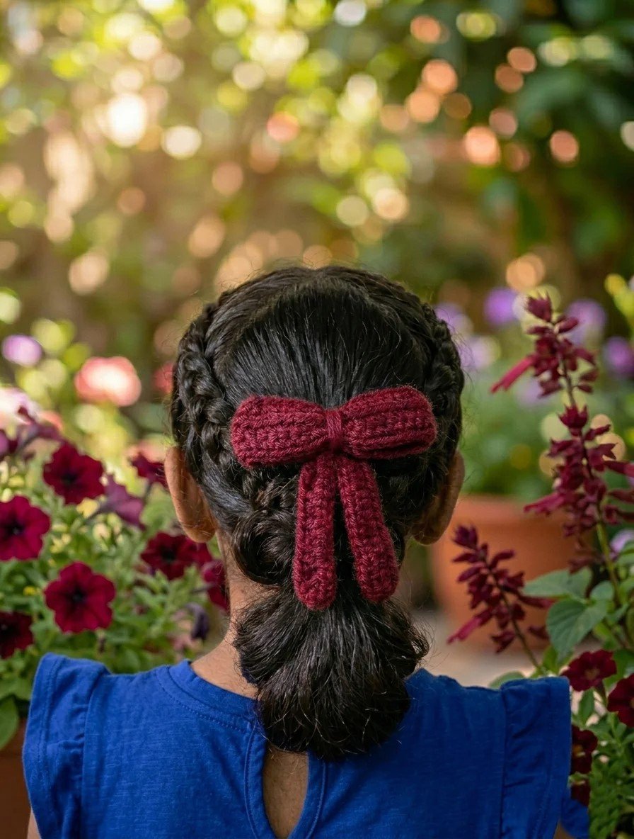 Multi use Bow Hair Clip | Girls Hair Accessories Bow for Other Accessories online India