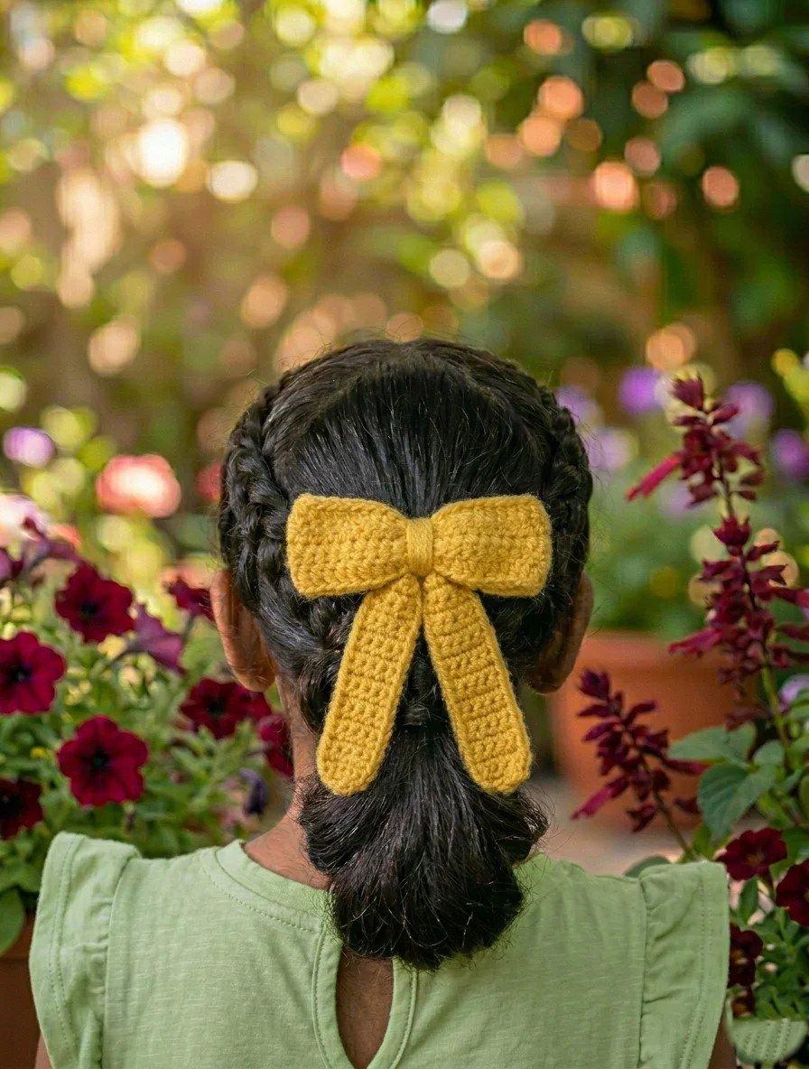 Multi use Bow Hair Clip | Girls Hair Accessories Bow for Other Accessories online India