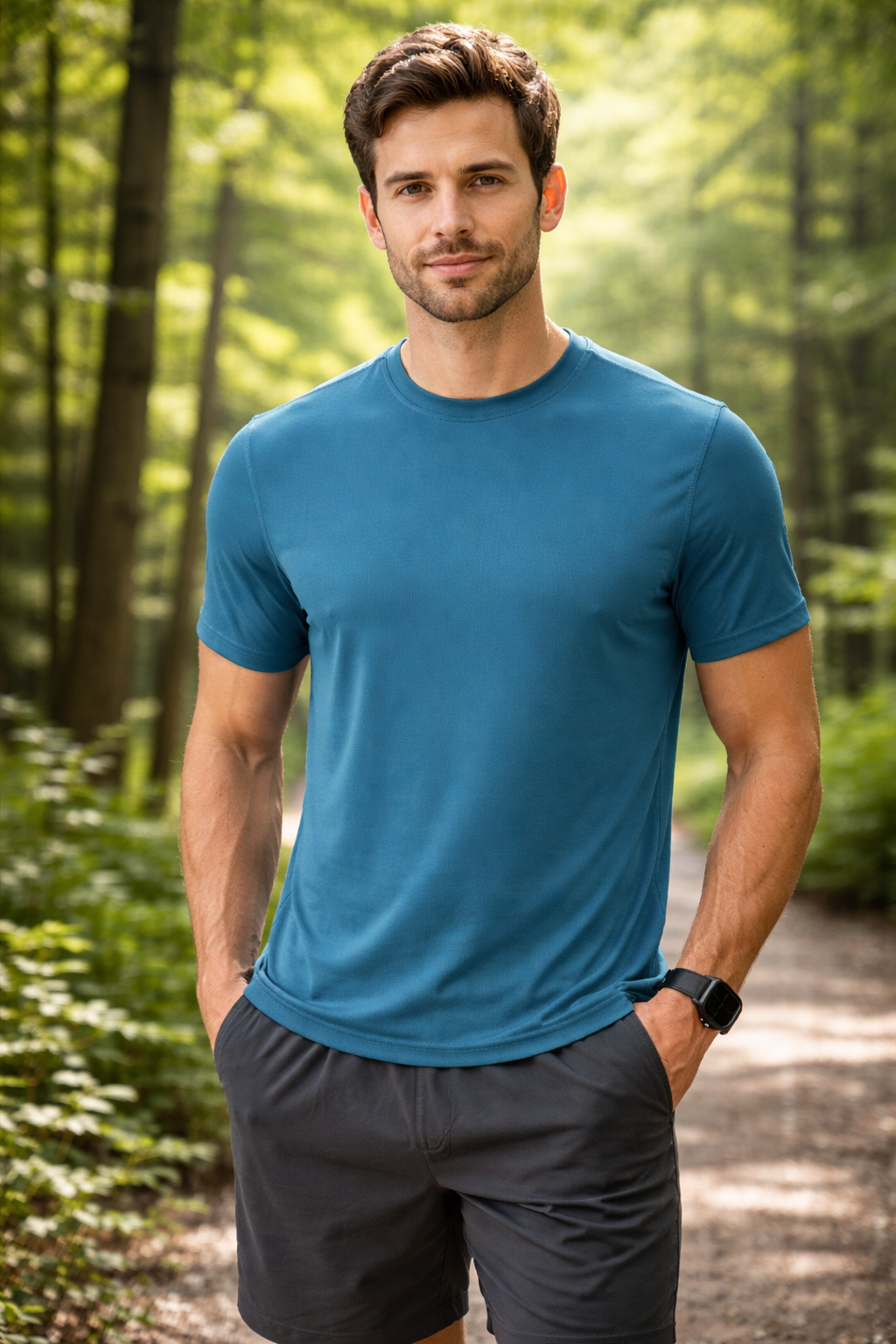 Men’s Quick Dry Round Neck T-Shirt